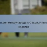 Един ден международен: Овъри, Иннинги, Правила