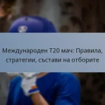 Международен T20 мач: Правила, стратегии, състави на отборите