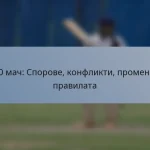T20 мач: Спорове, конфликти, промени в правилата