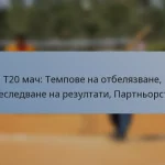 T20 мач: Темпове на отбелязване, Преследване на резултати, Партньорства