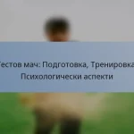 Тестов мач: Подготовка, Тренировка, Психологически аспекти