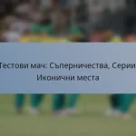 Тестови мач: Съперничества, Серии, Иконични места