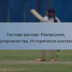 Тестови мачове: Разписание, Съперничества, Исторически контекст