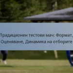 Традиционен тестови мач: Формат, Оценяване, Динамика на отборите